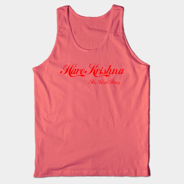 HARE KRISHNA the real thing Tank Top by GourangaStore